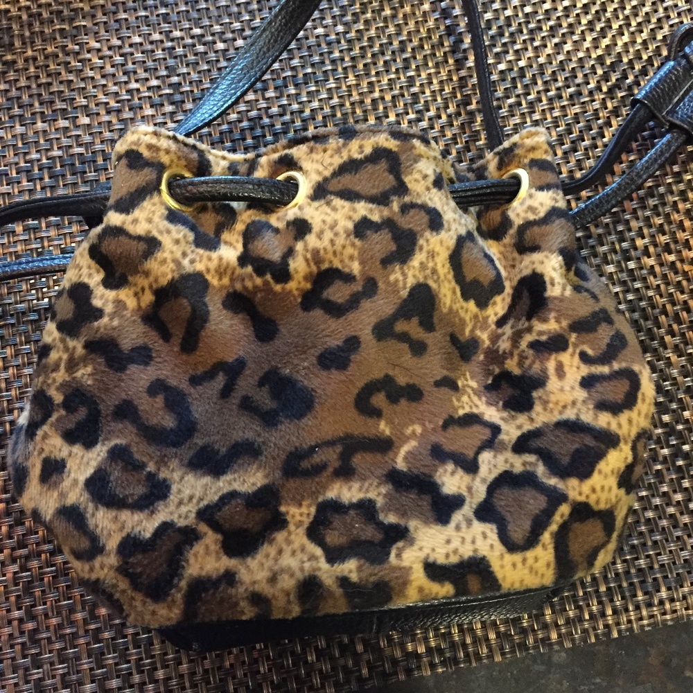 CLOSEOUT Mini Leopard Hobo Boho Purse - Picture 7 of 8